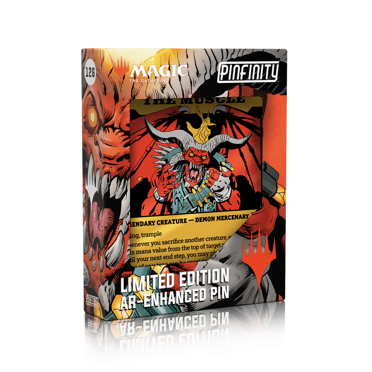Outlaws of Thunder Junction - Pinfinity Limited Edition AR-Enhanced Pin (Rakdos, The Muscle) - Outlaws of Thunder Junction (OTJ)