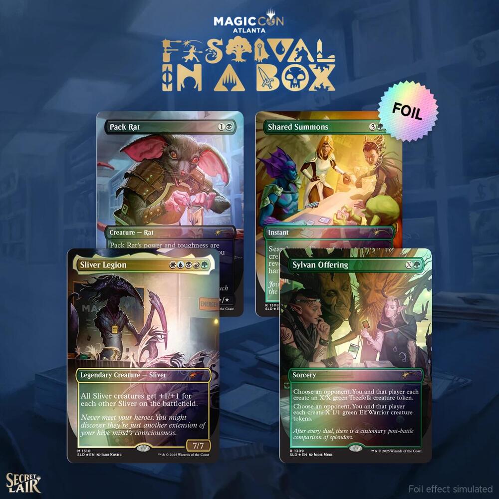 Secret Lair Drop: MagicCon: The Gathering - Rainbow Foil Edition - Secret Lair Drop Series (SLD)