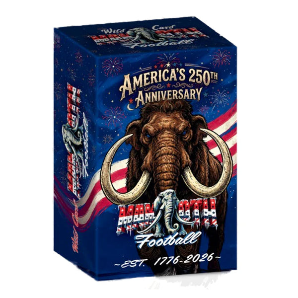 2026 Wild Card America's 250th Anniversary Mammoth Football Hobby Box