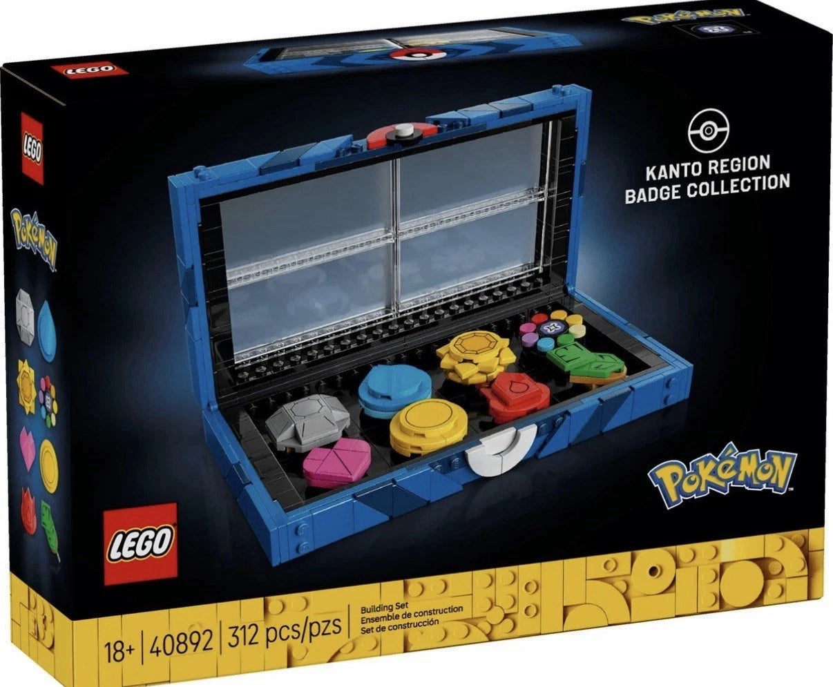 LEGO Kanto Region Badge Collection Pokémon Complete Set