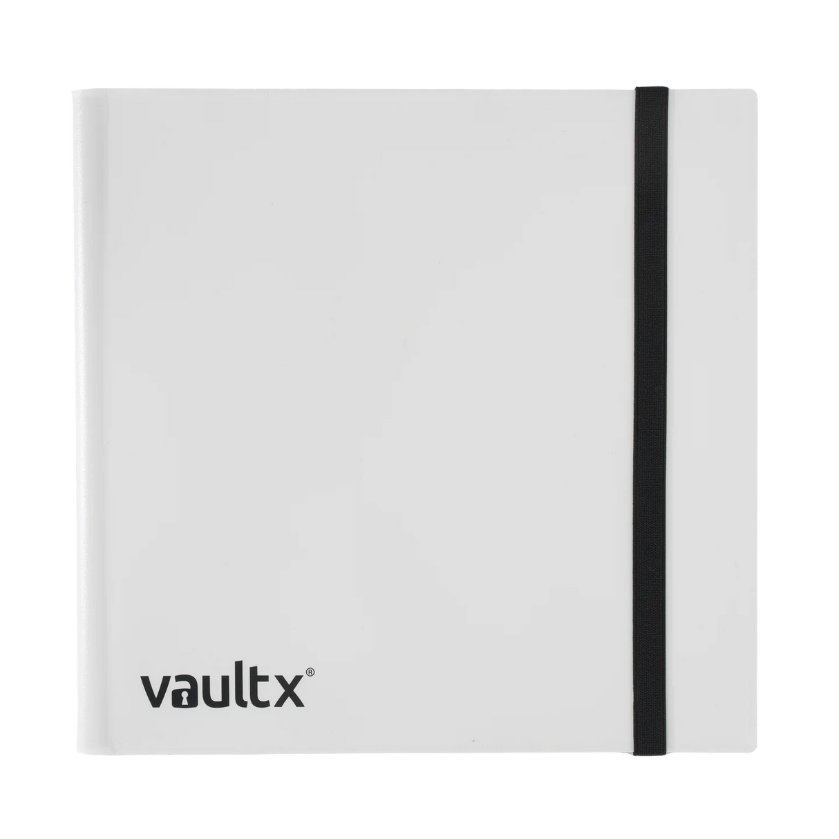 Vault X 12-Pocket Strap Binder - White