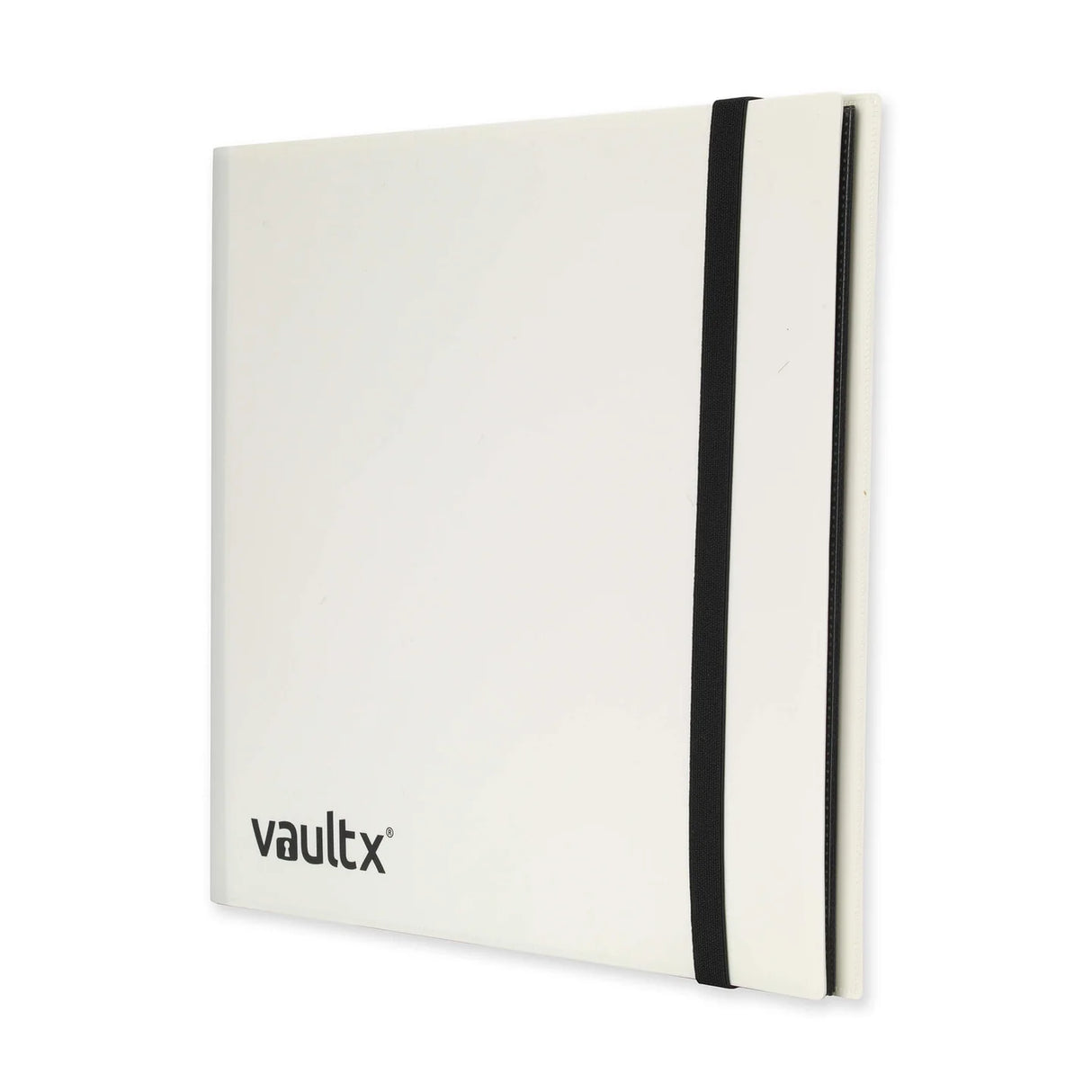 Vault X 12-Pocket Strap Binder - White
