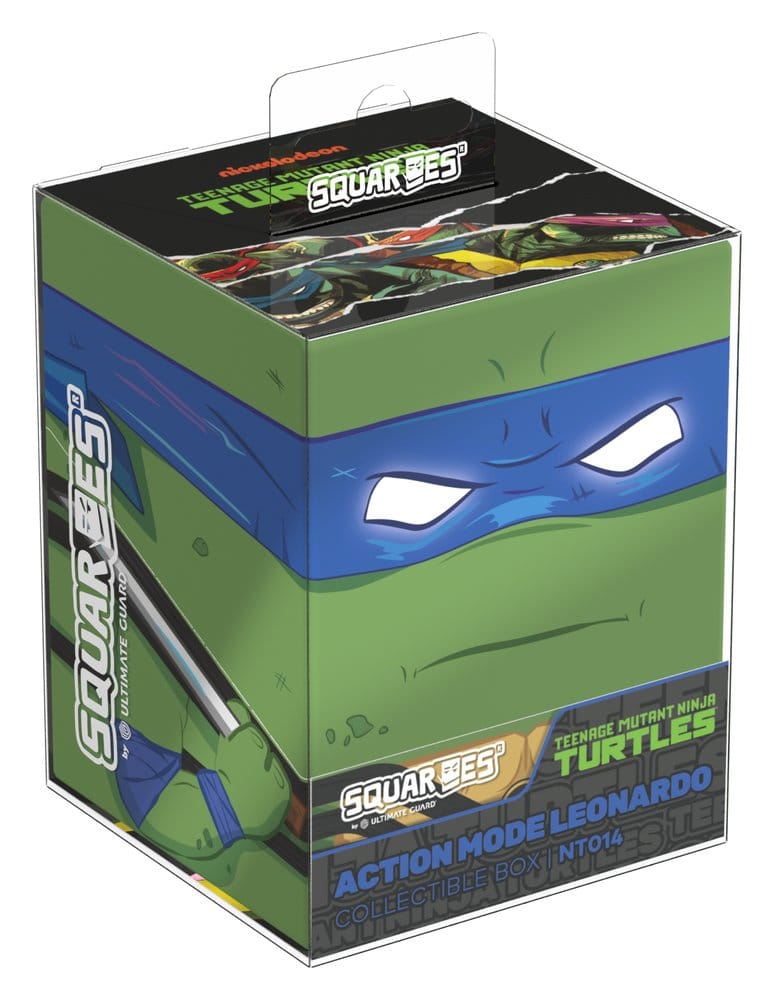 Squaroes TMNT - Action Mode Leonardo - Ultimate Guard Deck Box