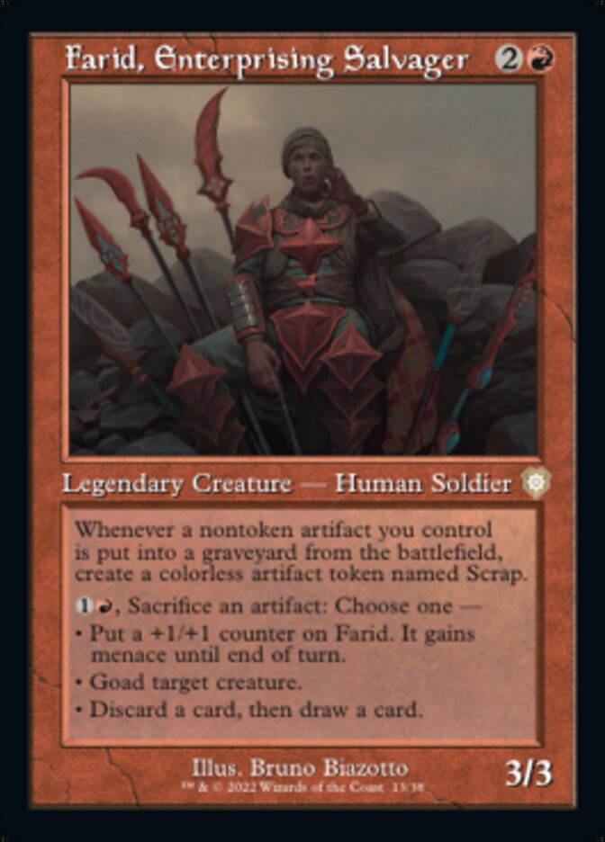 Farid, Enterprising Salvager - The Brothers' War Commander (BRC)
