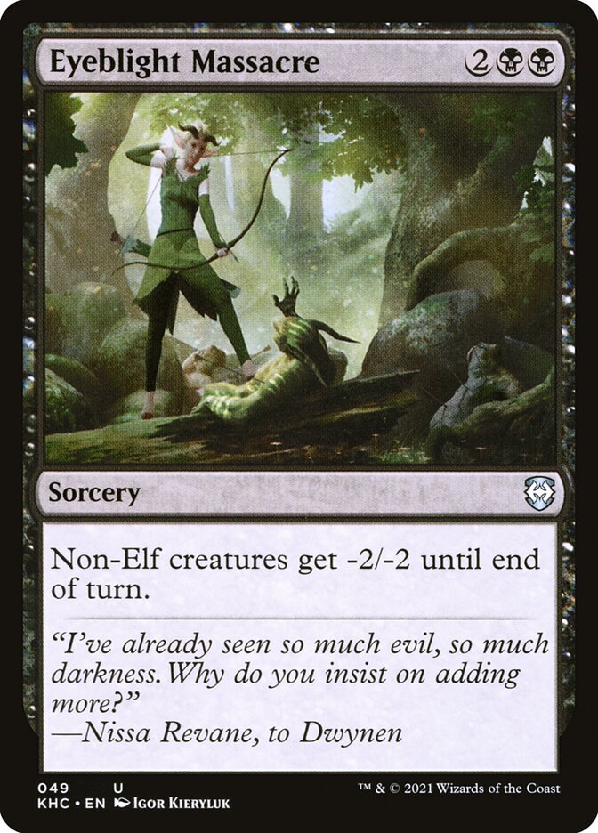 Eyeblight Massacre - Kaldheim Commander (KHC)