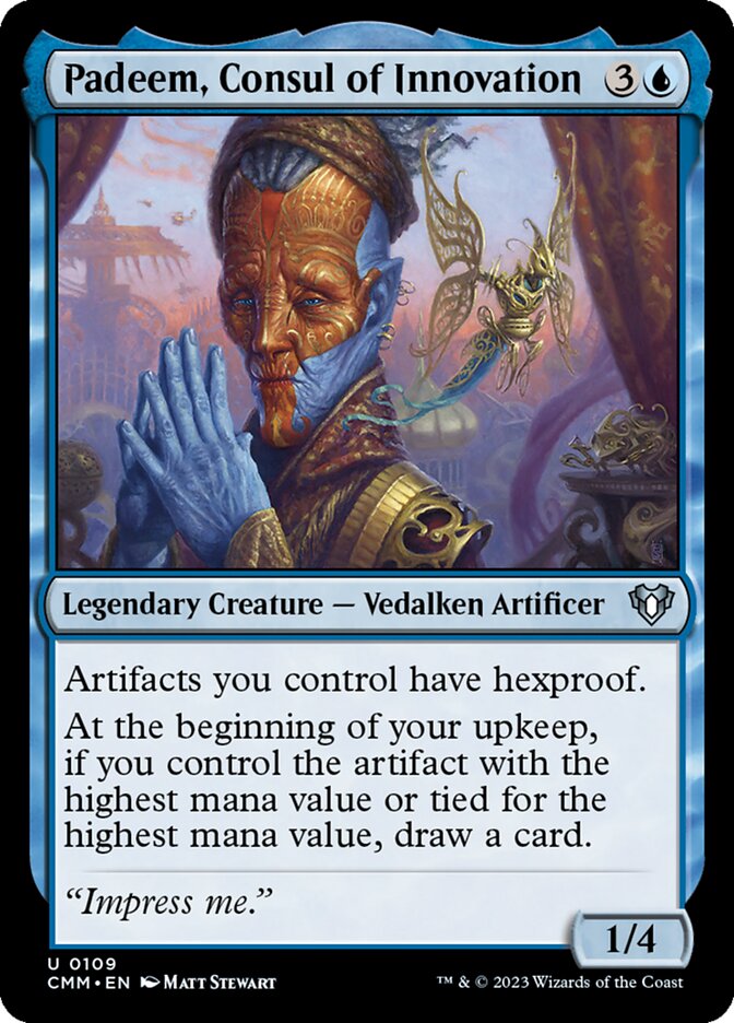 Padeem, Consul of Innovation - Commander Masters (CMM)