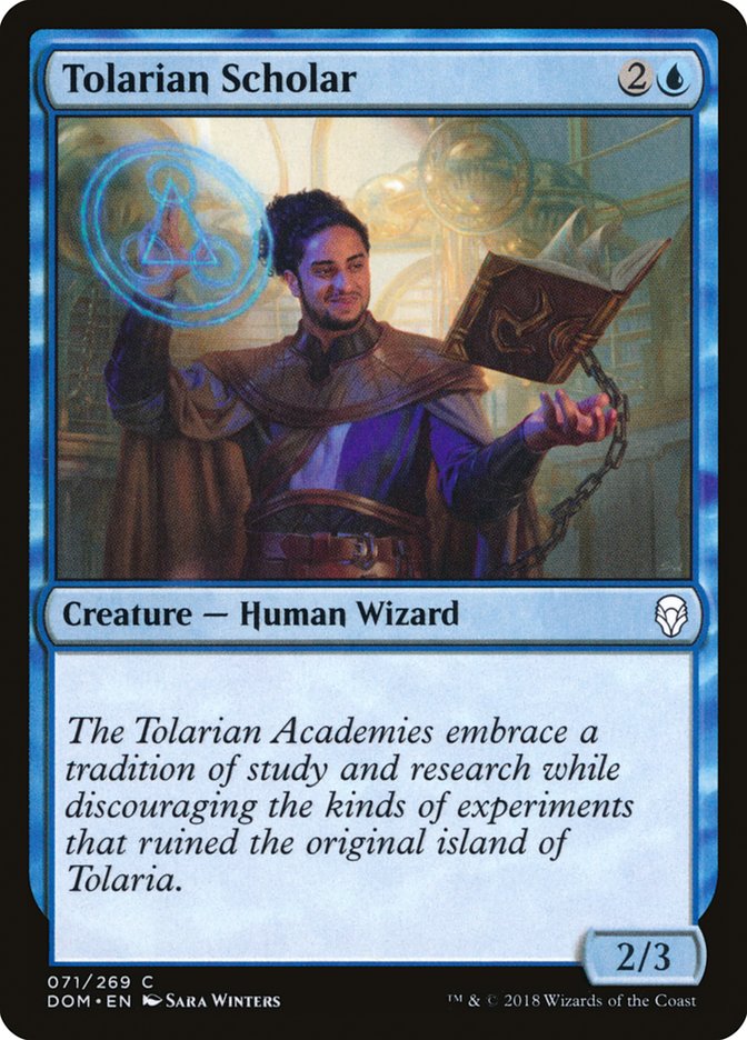 Tolarian Scholar - Dominaria (DOM)