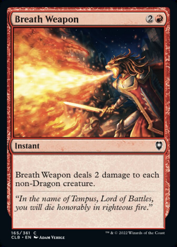 Breath Weapon - Commander Legends: Battle for Baldur's Gate (CLB)