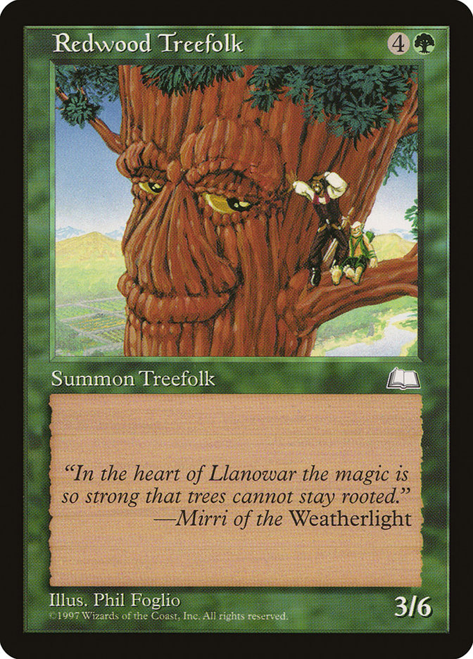 Redwood Treefolk - Weatherlight (WTH)
