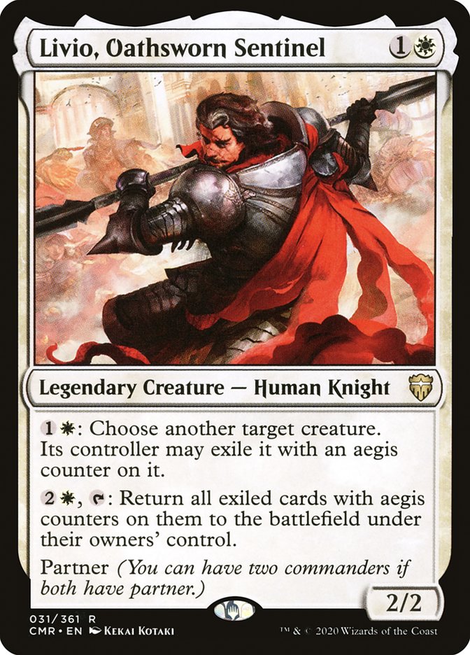 Livio, Oathsworn Sentinel - Commander Legends (CMR)
