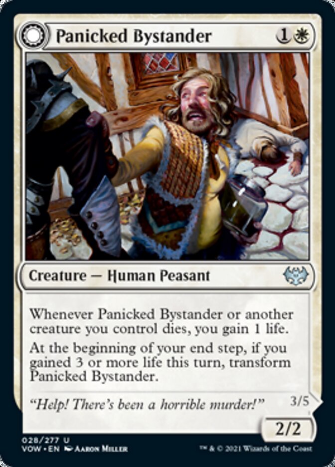 Panicked Bystander // Cackling Culprit - Innistrad: Crimson Vow (VOW)