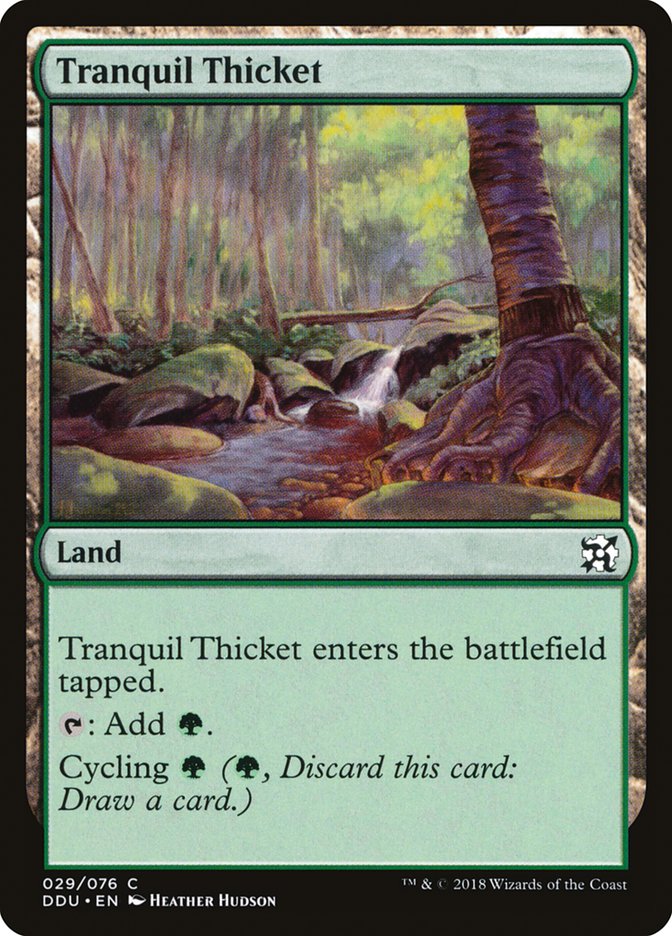 Tranquil Thicket - Duel Decks: Elves vs. Inventors (DDU)