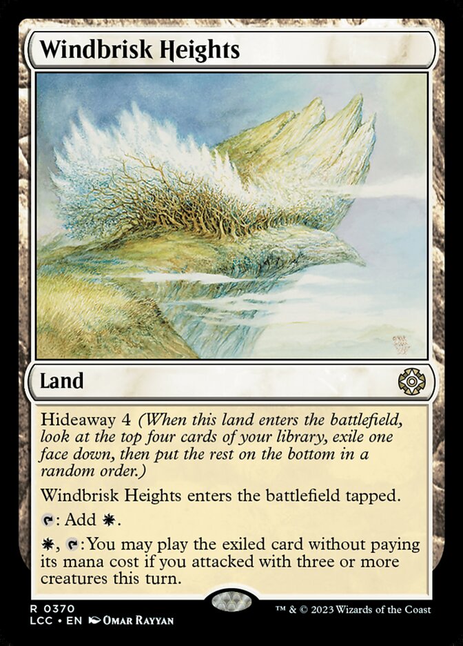 Windbrisk Heights - Lost Caverns of Ixalan Commander (LCC)