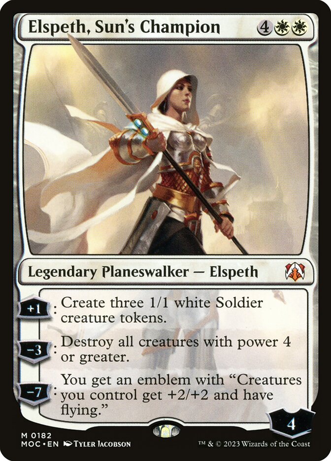 Elspeth, Sun's Champion - March of the Machine Commander (MOC)