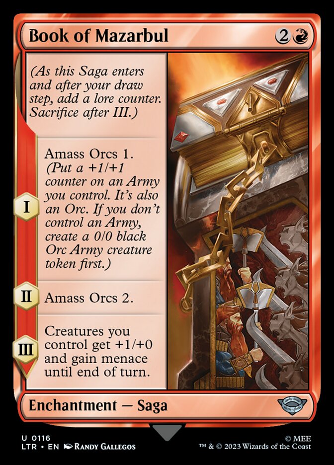 Book of Mazarbul - The Lord of the Rings: Tales of Middle-earth (LTR)