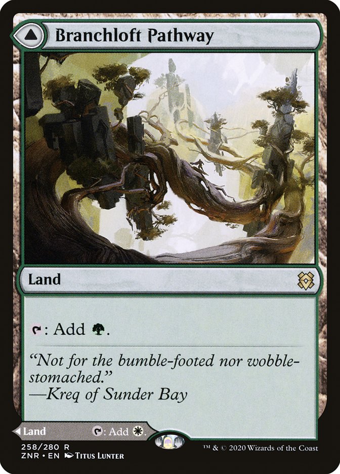 Branchloft Pathway // Boulderloft Pathway - Zendikar Rising (ZNR)