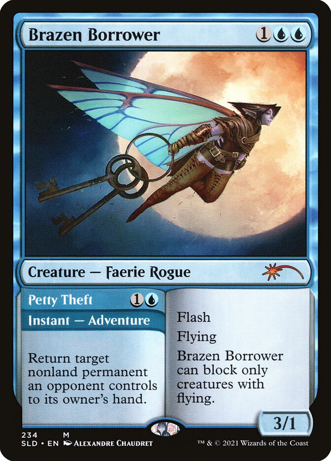 Brazen Borrower // Petty Theft (234) - Secret Lair Drop (SLD)