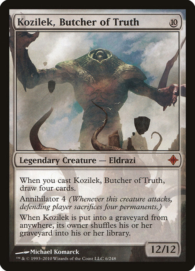 Kozilek, Butcher of Truth - Rise of the Eldrazi (ROE)