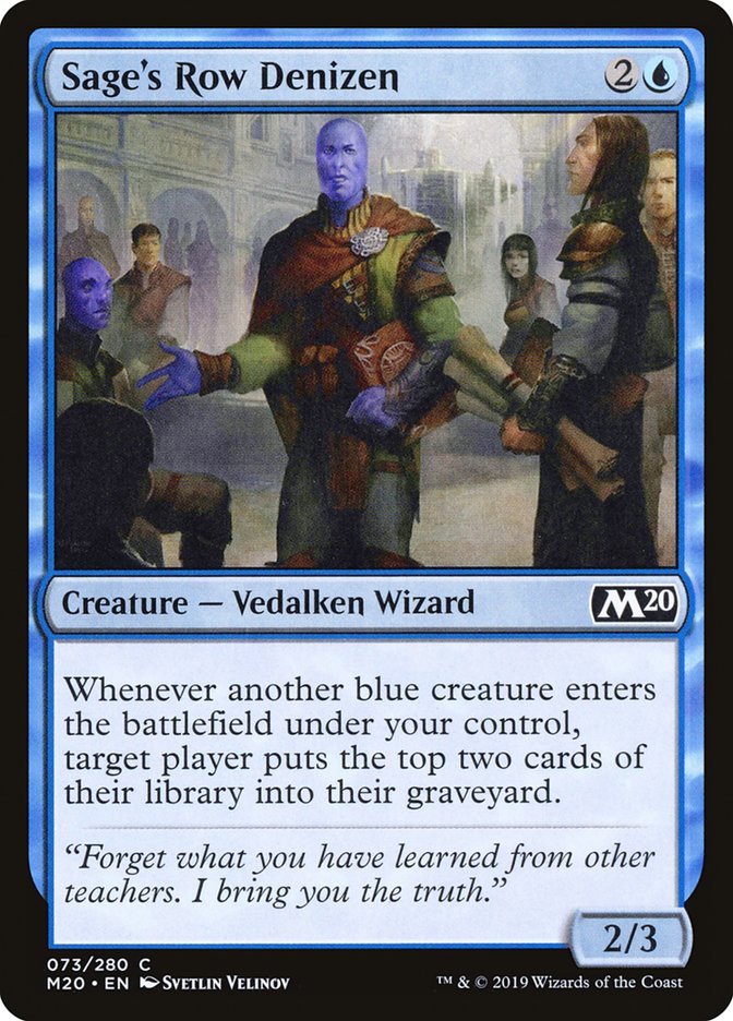 Sage's Row Denizen - Core Set 2020 (M20)