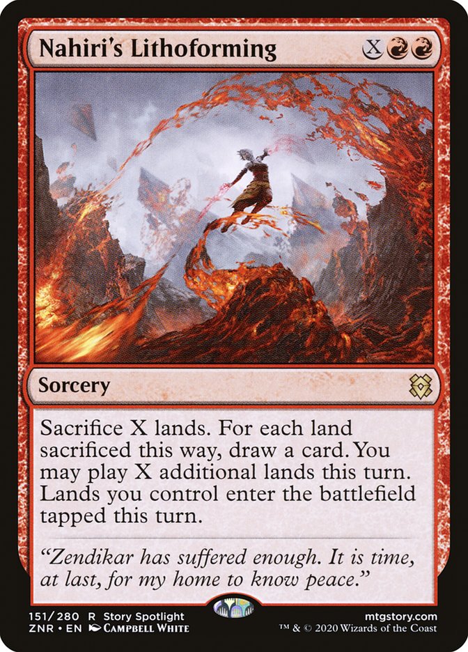 Nahiri's Lithoforming - Zendikar Rising