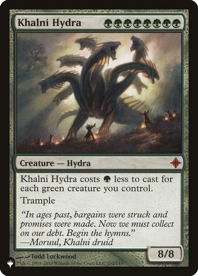 Khalni Hydra - The List (PLIST)
