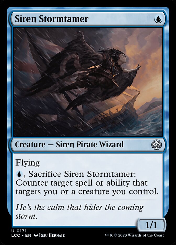 Siren Stormtamer - Lost Caverns of Ixalan Commander (LCC)