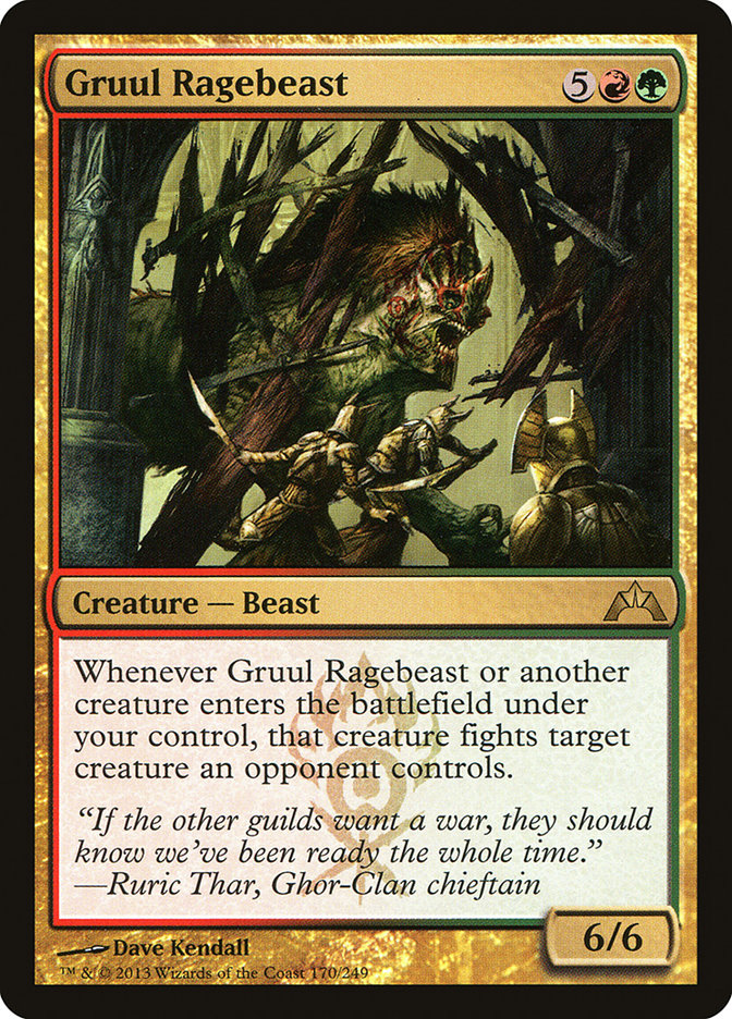 Gruul Ragebeast - Gatecrash (GTC)