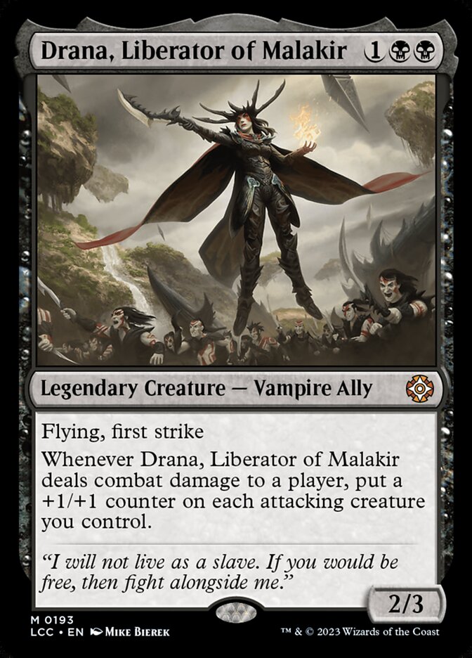 Drana, Liberator of Malakir - Lost Caverns of Ixalan Commander (LCC)