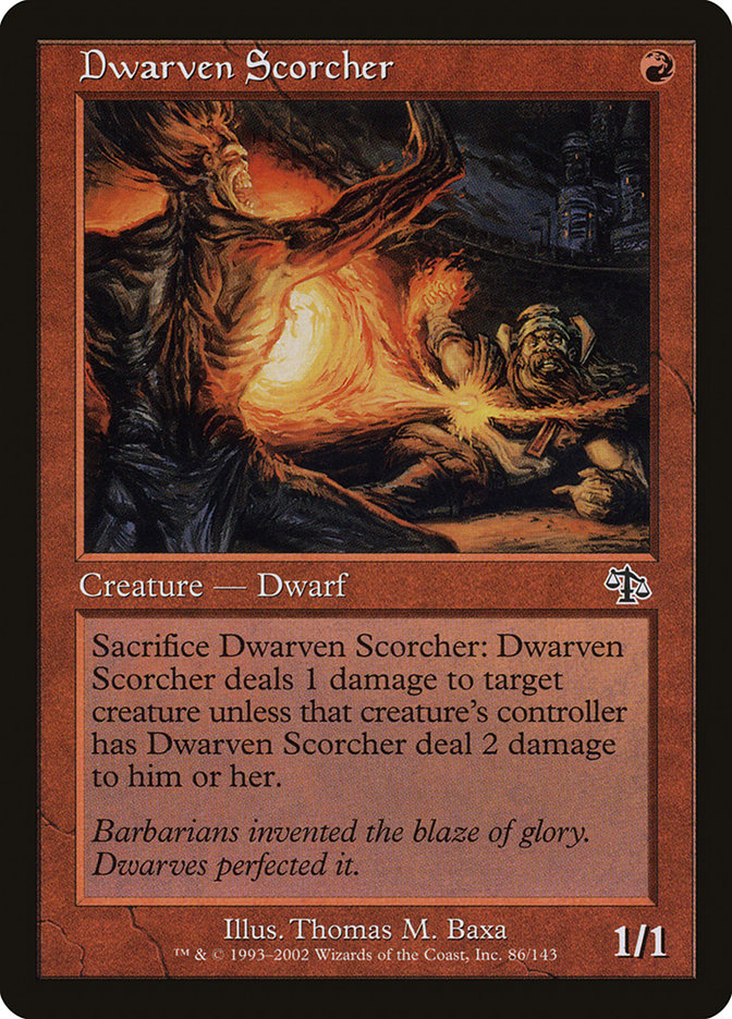Dwarven Scorcher - Judgment (JUD)