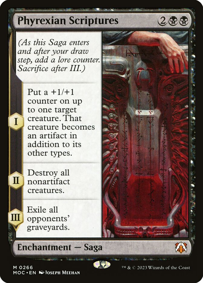 Phyrexian Scriptures - March of the Machine Commander (MOC)