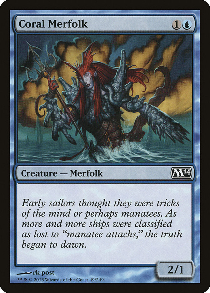 Coral Merfolk - Magic 2014 (M14)
