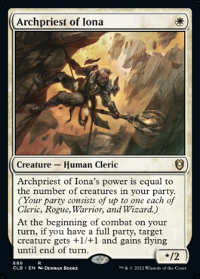 Archpriest of Iona - Commander Legends: Battle for Baldur's Gate (CLB)