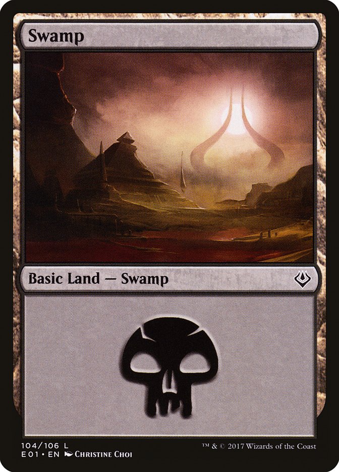 Swamp (104) - Archenemy: Nicol Bolas (E01)