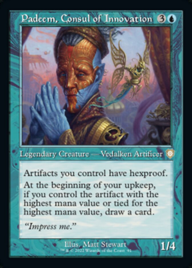 Padeem, Consul of Innovation - The Brothers' War Commander (BRC)