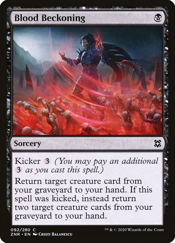 Blood Beckoning - Zendikar Rising (ZNR)