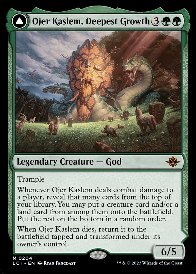 Ojer Kaslem, Deepest Growth // Temple of Cultivation - The Lost Caverns of Ixalan (LCI)