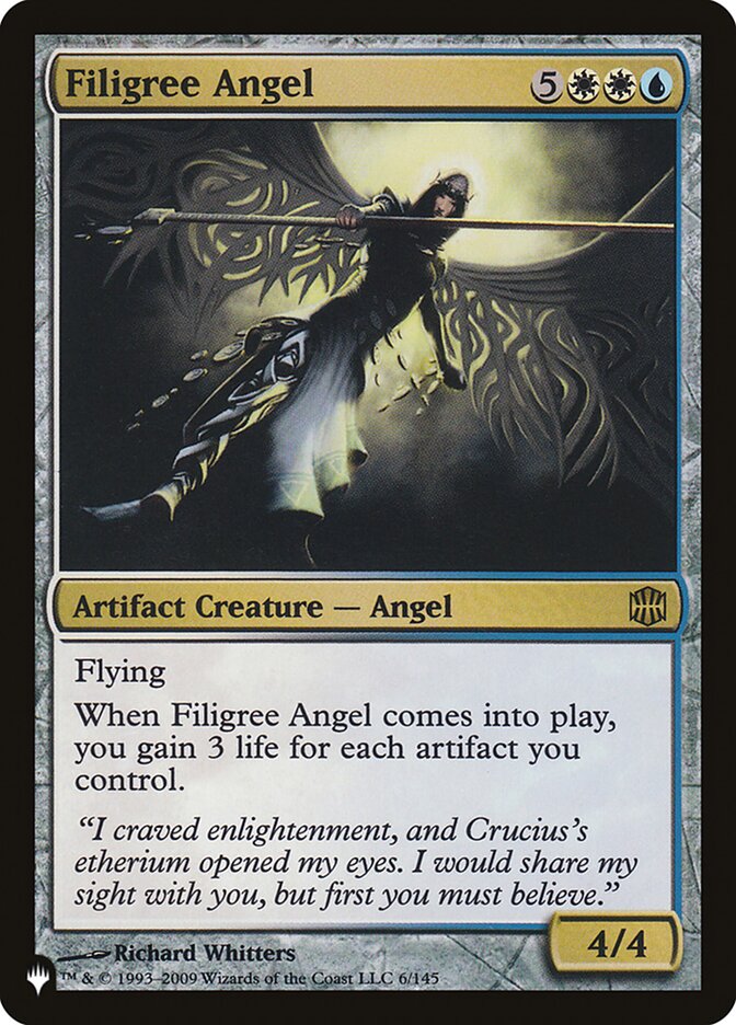 Filigree Angel - The List (PLIST)