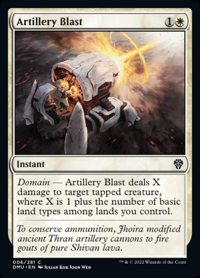 Artillery Blast - Dominaria United (DMU)