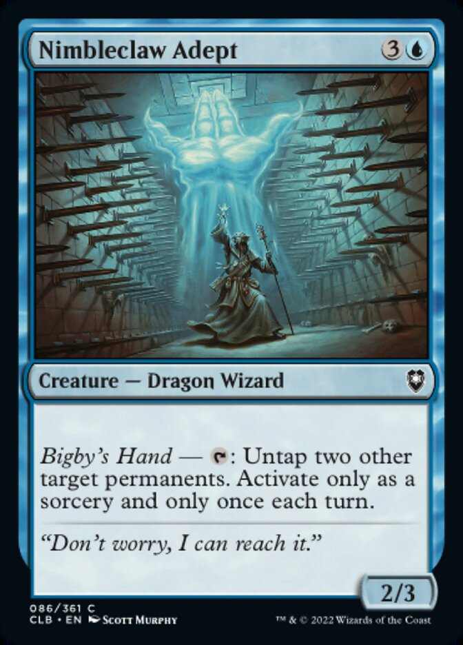 Nimbleclaw Adept - Commander Legends: Battle for Baldur's Gate (CLB)