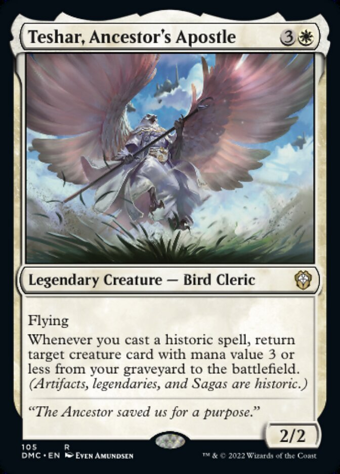 Teshar, Ancestor's Apostle - Dominaria United Commander (DMC)