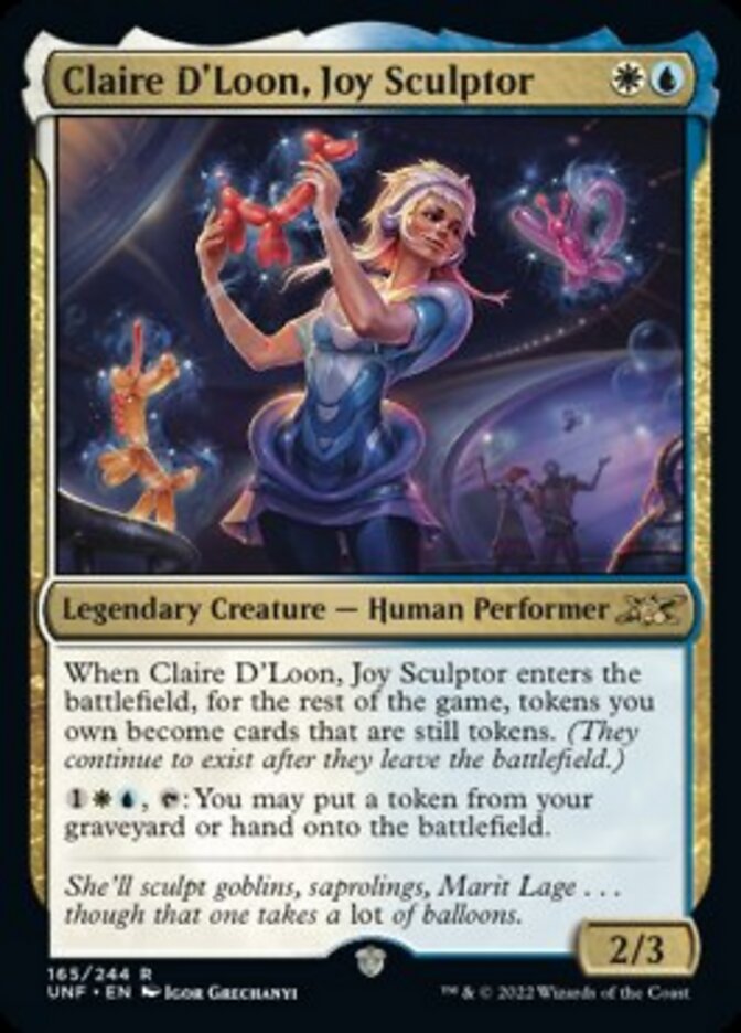 Claire D'Loon, Joy Sculptor - Unfinity (UNF)