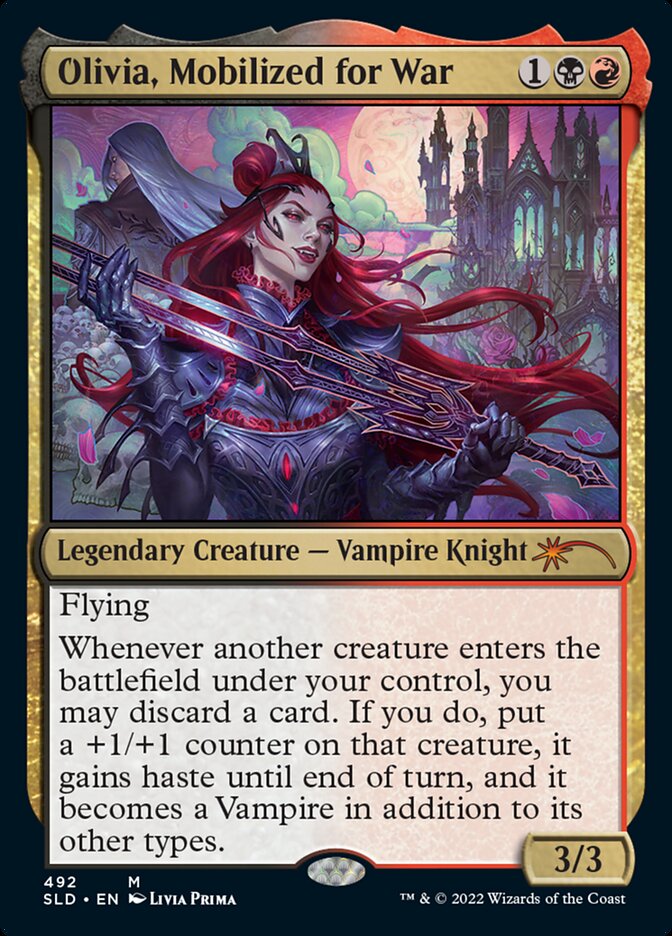 Olivia, Mobilized for War (492) - Secret Lair Drop (SLD)