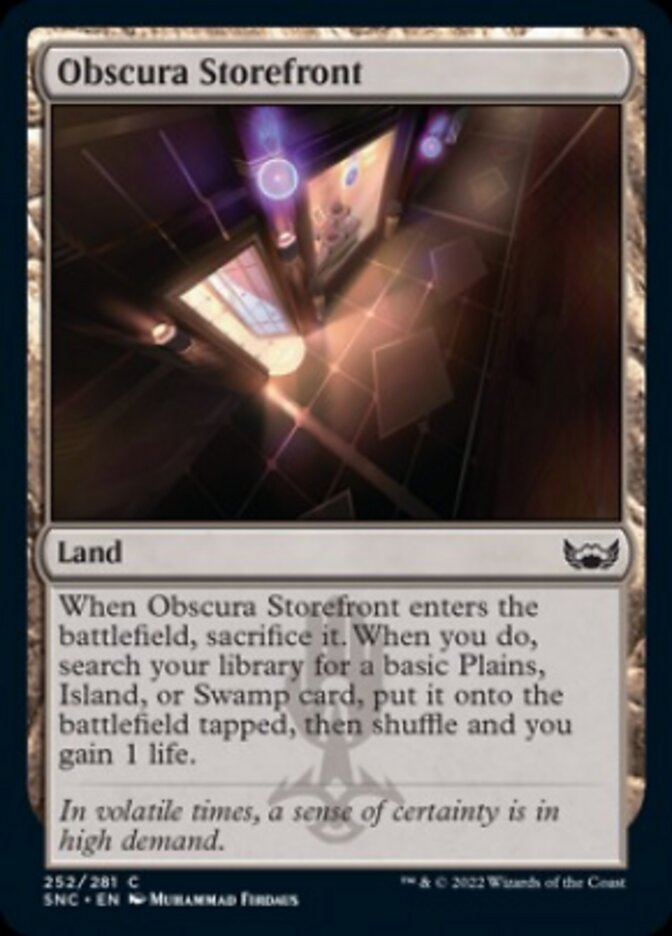 Obscura Storefront - Streets of New Capenna (SNC)
