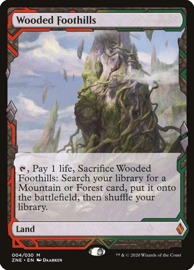 Wooded Foothills - Zendikar Rising Expeditions (ZNE)