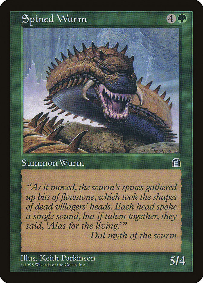 Spined Wurm - Stronghold (STH)