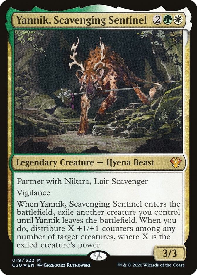 Yannik, Scavenging Sentinel - Commander 2020 (C20)