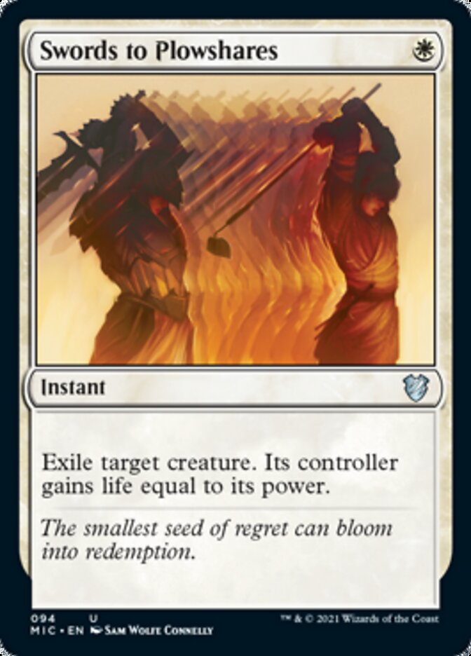 Swords to Plowshares - Midnight Hunt Commander (MIC)