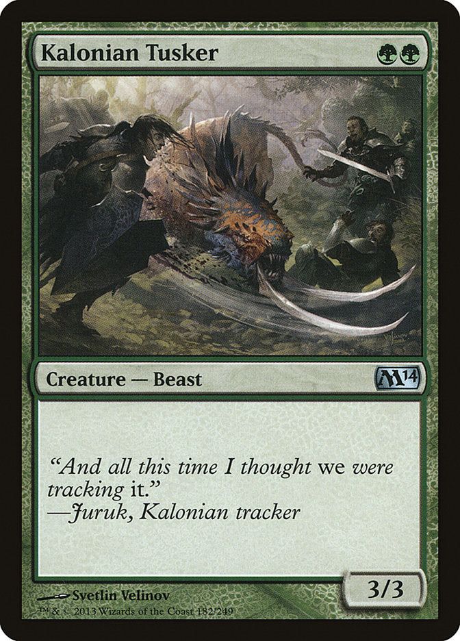 Kalonian Tusker - Magic 2014 (M14)