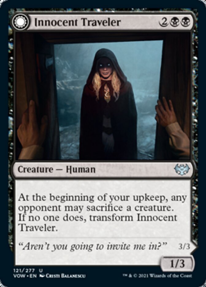 Innocent Traveler // Malicious Invader - Innistrad: Crimson Vow (VOW)