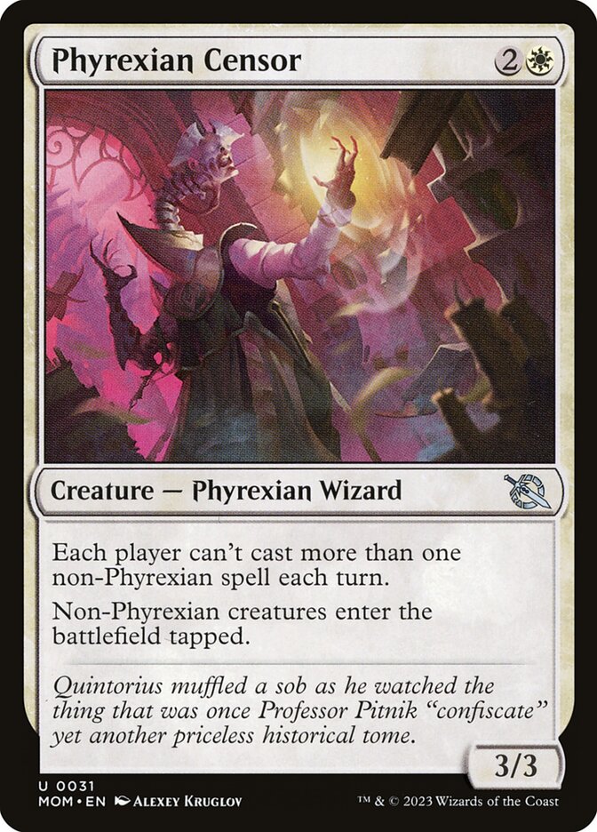 Phyrexian Censor - March of the Machine (MOM)
